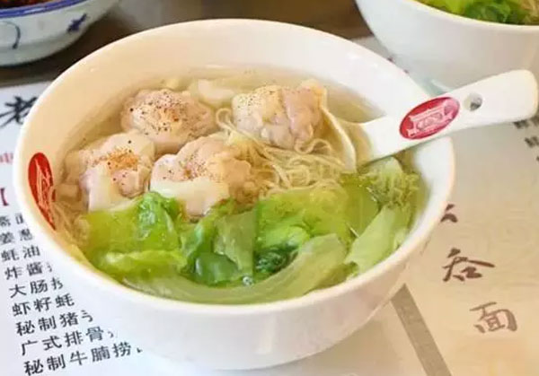 老广记云吞面特色味道好